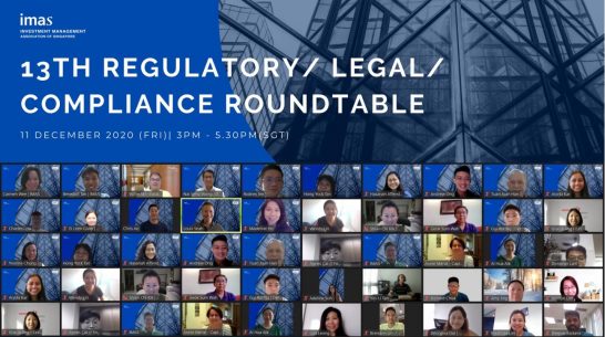 IMAS 13th Regulatory:Legal:Compliance Roundtable